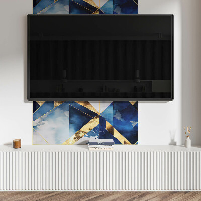 Rectangular wall panel Geometry in colors