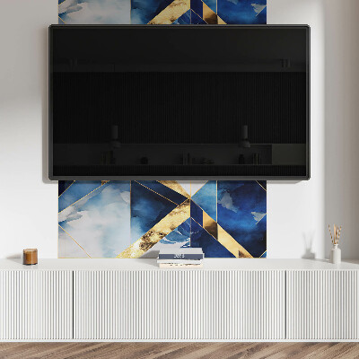Rectangular wall panel Geometry in colors