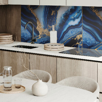 Rectangular wall panel Wavy abstract motif