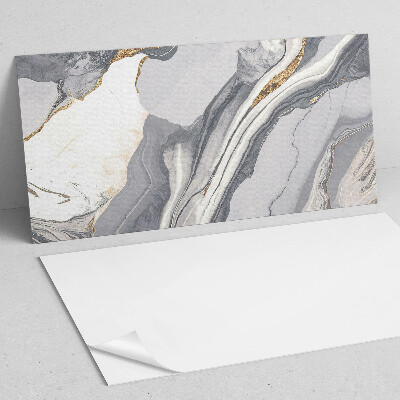 Rectangular decorative wall panel Waves in an abstract style