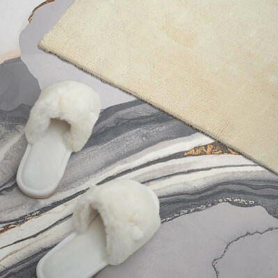Rectangular decorative wall panel Waves in an abstract style