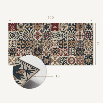 Rectangular wall panel Mosaic artistic compositions