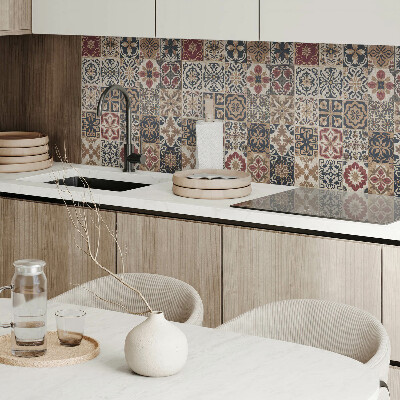 Rectangular wall panel Mosaic artistic compositions