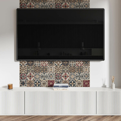 Rectangular wall panel Mosaic artistic compositions