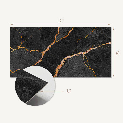 Rectangular wall panel Marble pattern with delicate veins