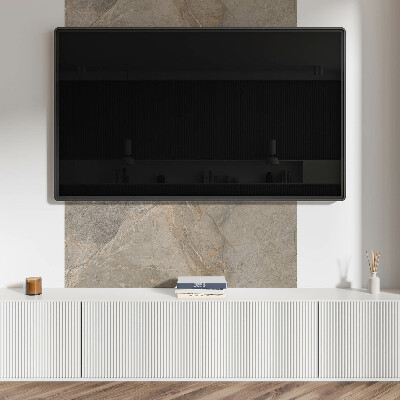 Rectangular bathroom wall panel A pattern inspired by natural stone