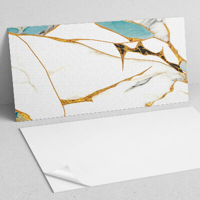 Rectangular decorative wall panel Marble chic with delicate veins