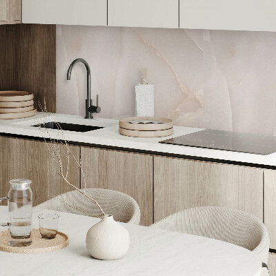 Rectangular bathroom wall panel A stone motif in a natural version