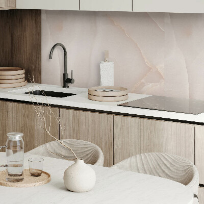 Rectangular bathroom wall panel A stone motif in a natural version