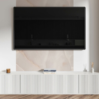 Rectangular bathroom wall panel A stone motif in a natural version
