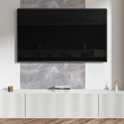 Rectangular decorative wall panel Stone-inspired pattern