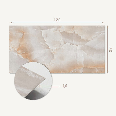 Rectangular wall panel Stone pattern in a natural style