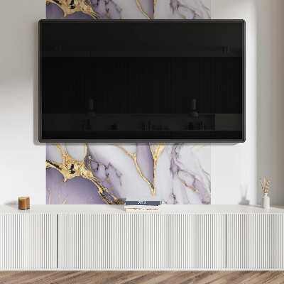 Rectangular bathroom wall panel Abstract vein pattern