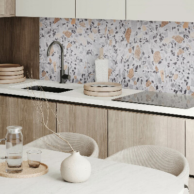 Rectangular wall panel Stone accents in the graphics