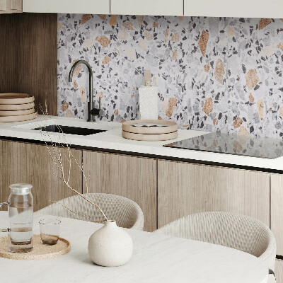 Rectangular wall panel Stone accents in the graphics