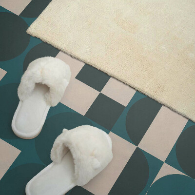 Rectangular decorative wall panel Shapes and forms in a geometric style