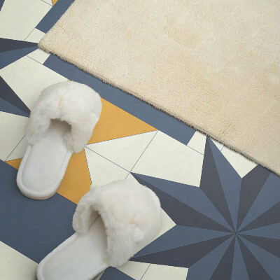 Rectangular bathroom wall panel Geometric star shapes