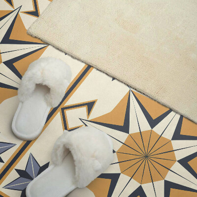 Rectangular decorative wall panel Compass pattern with stars