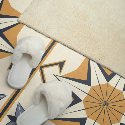 Rectangular decorative wall panel Compass pattern with stars