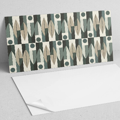 Rectangular wall panel Modern geometric motif