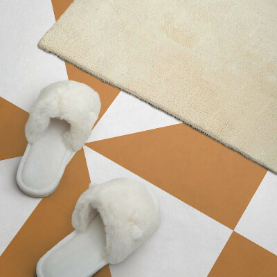 Rectangular decorative wall panel Triangular patterns in square frames
