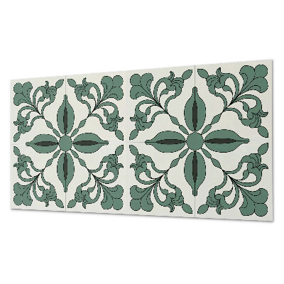 Rectangular wall panel Stylish plant motif