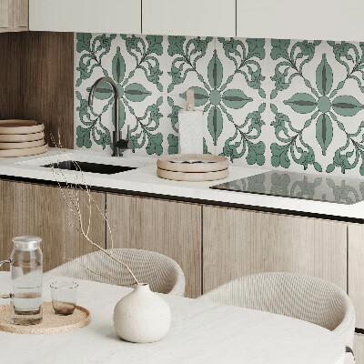 Rectangular wall panel Stylish plant motif
