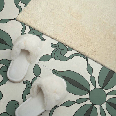 Rectangular wall panel Stylish plant motif
