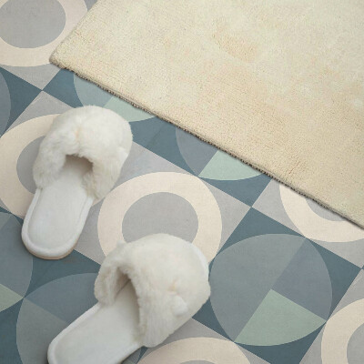 Rectangular bathroom wall panel Shapes and circles in harmony