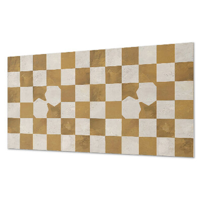 Rectangular decorative wall panel Modern graphic checkerboard