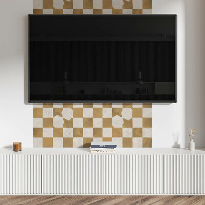 Rectangular decorative wall panel Modern graphic checkerboard