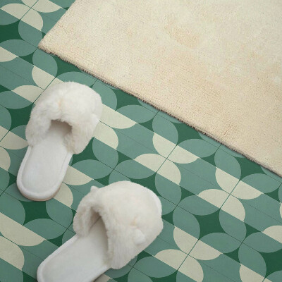 Rectangular wall panel Waves of geometric forms