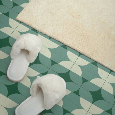 Rectangular wall panel Waves of geometric forms