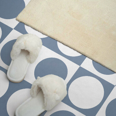 Rectangular wall panel Circular patterns in a mesh composition