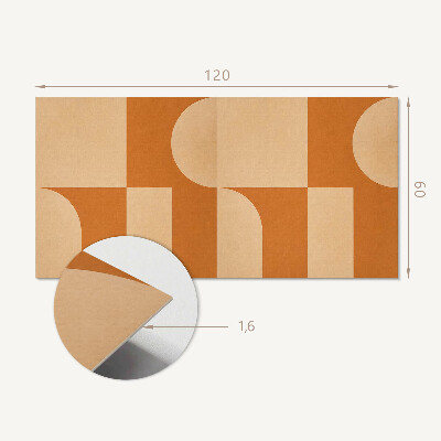 Rectangular wall panel Geometry in an abstract style