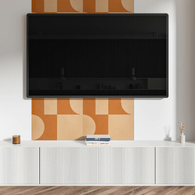 Rectangular wall panel Geometry in an abstract style
