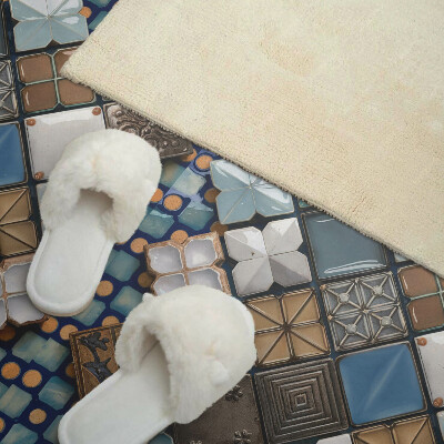 Rectangular wall panel Ceramic tile motifs