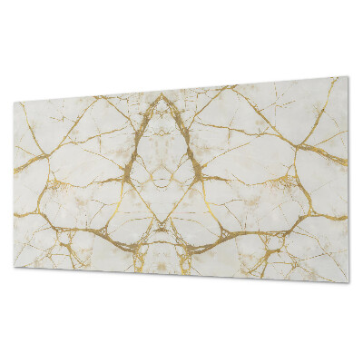 Rectangular bathroom wall panel Marble motif with subtle veins