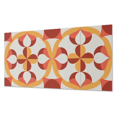 Rectangular wall panel Modern geometric motif