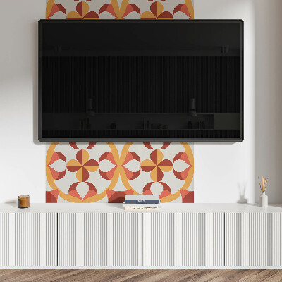 Rectangular wall panel Modern geometric motif