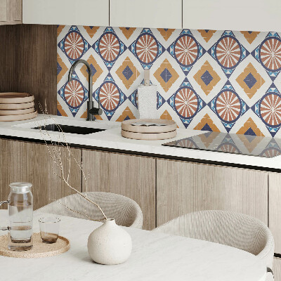 Rectangular decorative wall panel Geometric pattern with circles