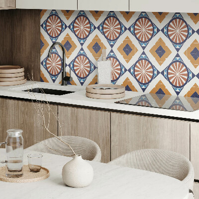Rectangular decorative wall panel Geometric pattern with circles