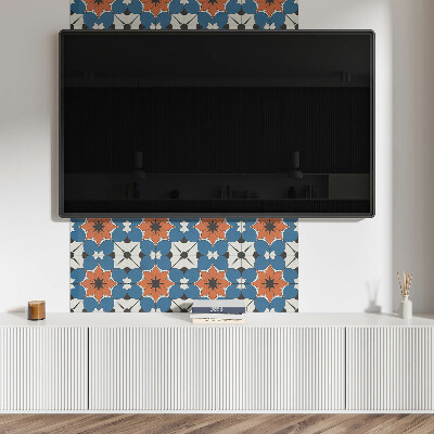 Rectangular decorative wall panel Floral motif