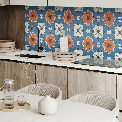 Rectangular decorative wall panel Floral motif