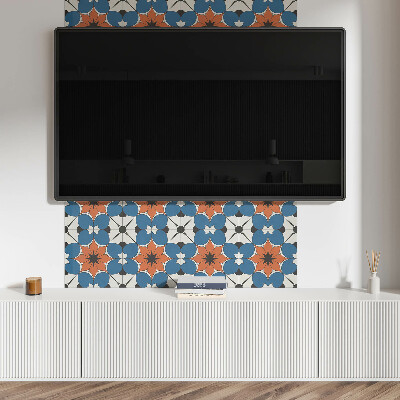 Rectangular decorative wall panel Floral motif