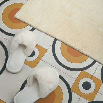 Rectangular wall panel The pattern of circles and squares in geometry