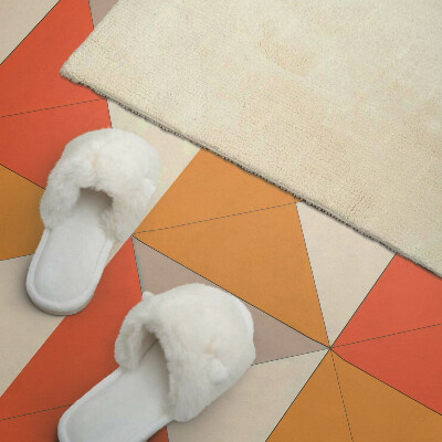 Rectangular bathroom wall panel Triangular patterns in a harmonious arrangement