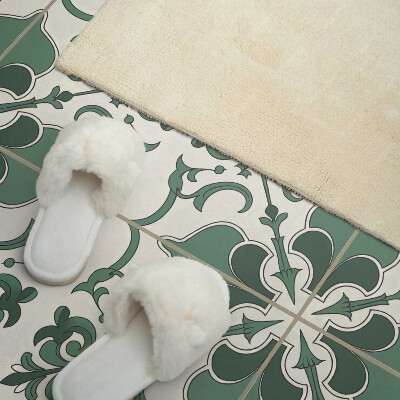 Rectangular wall panel Stylish plant motif