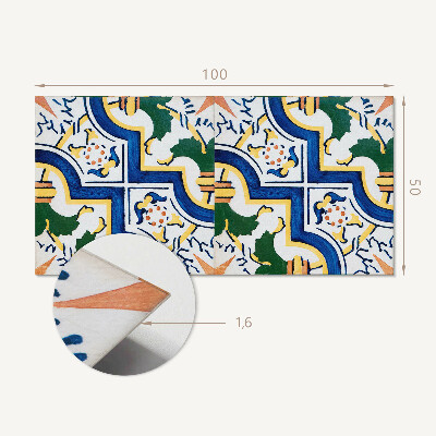 Rectangular bathroom wall panel Tile pattern