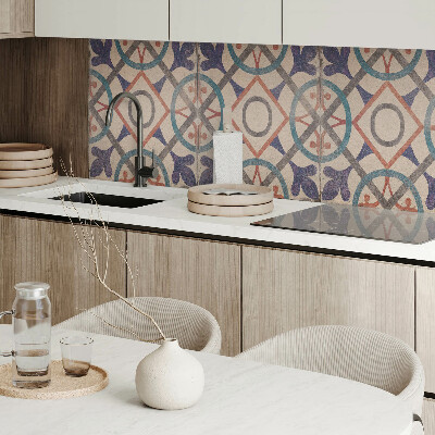 Rectangular decorative wall panel Geometric collection with circles
